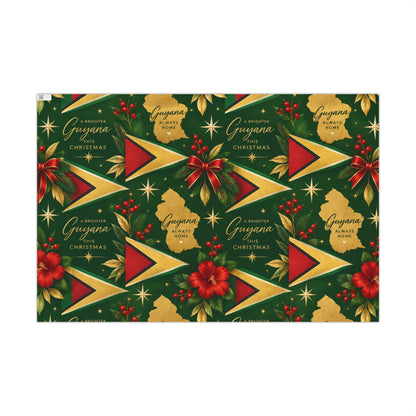 Guyana Christmas wrapping paper A Brighter Guyana This Christmas – product image 1