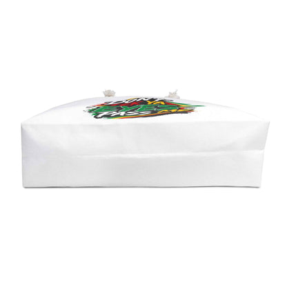 Weekender Bag — "Don't Tek Ya Eyes Pass Me" Graphic Travel Tote