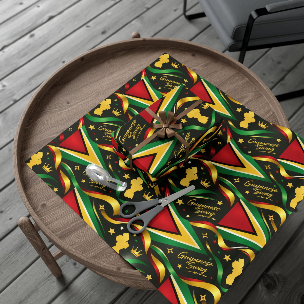 Guyana Golden Arrowhead gift wrap product image
