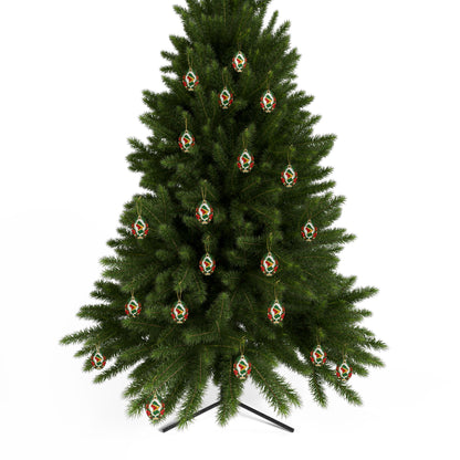Guyana Ceramic Christmas Ornament – 5 Shapes & Multipacks