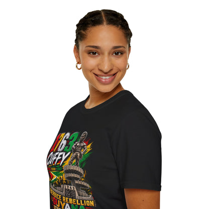 1763 Cuffy T-Shirt — Guyana Rebellion Tribute Tee
