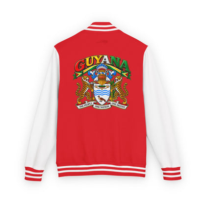 Guyana Crest Letterman Jacket — Guyanese Swag Varsity Jacket