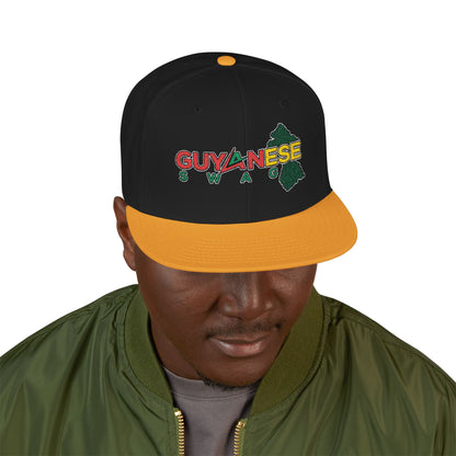 Guyanese Swag Guyana Map Snapback Hat
