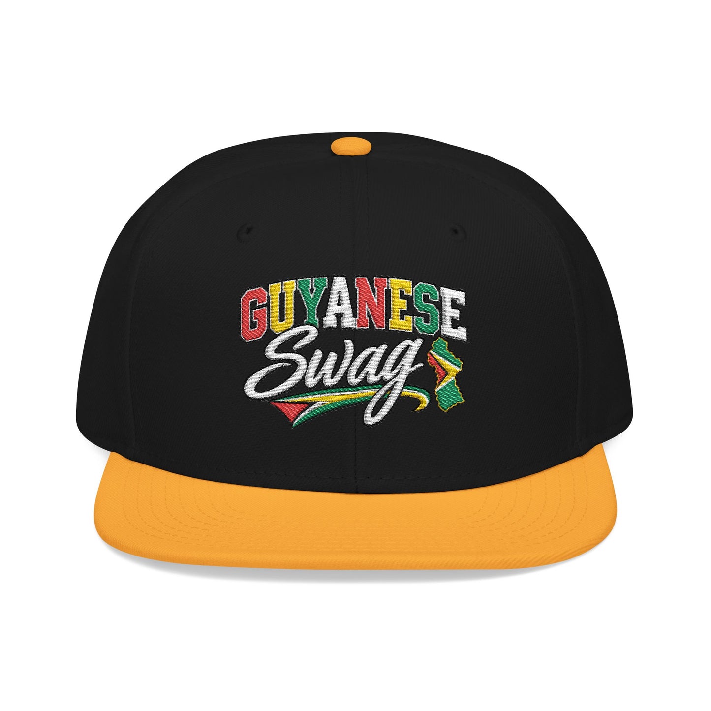 Guyanese Swag Guyana Flag Map Snapback Hat