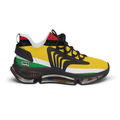 Guyana Flag Women's Mesh Lightweight Breathable Athletic Sneakers