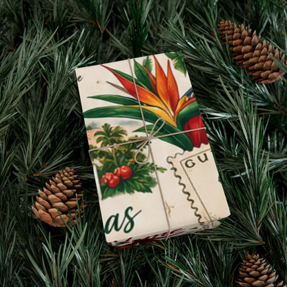 Guyanese Christmas Back Home tropical wrapping paper – product image 24