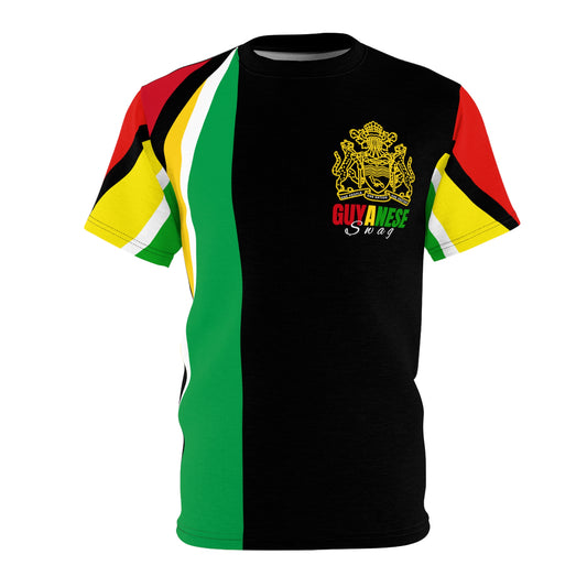 Guyana Coat of Arms Flag Guyanese Swag Short Sleeve Men T-Shirt.