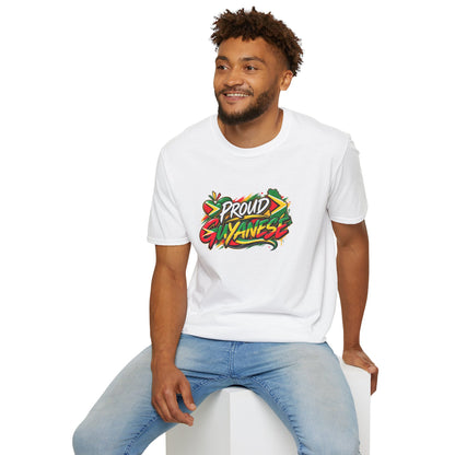 Proud Guyanese T-Shirt — Vibrant Flag-Inspired Pride Tee