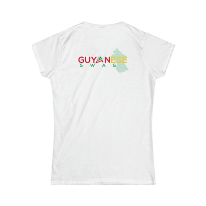  You Are Not Alone Women's Softstyle Guyanese Swag Sexual Abuse Awareness Tee