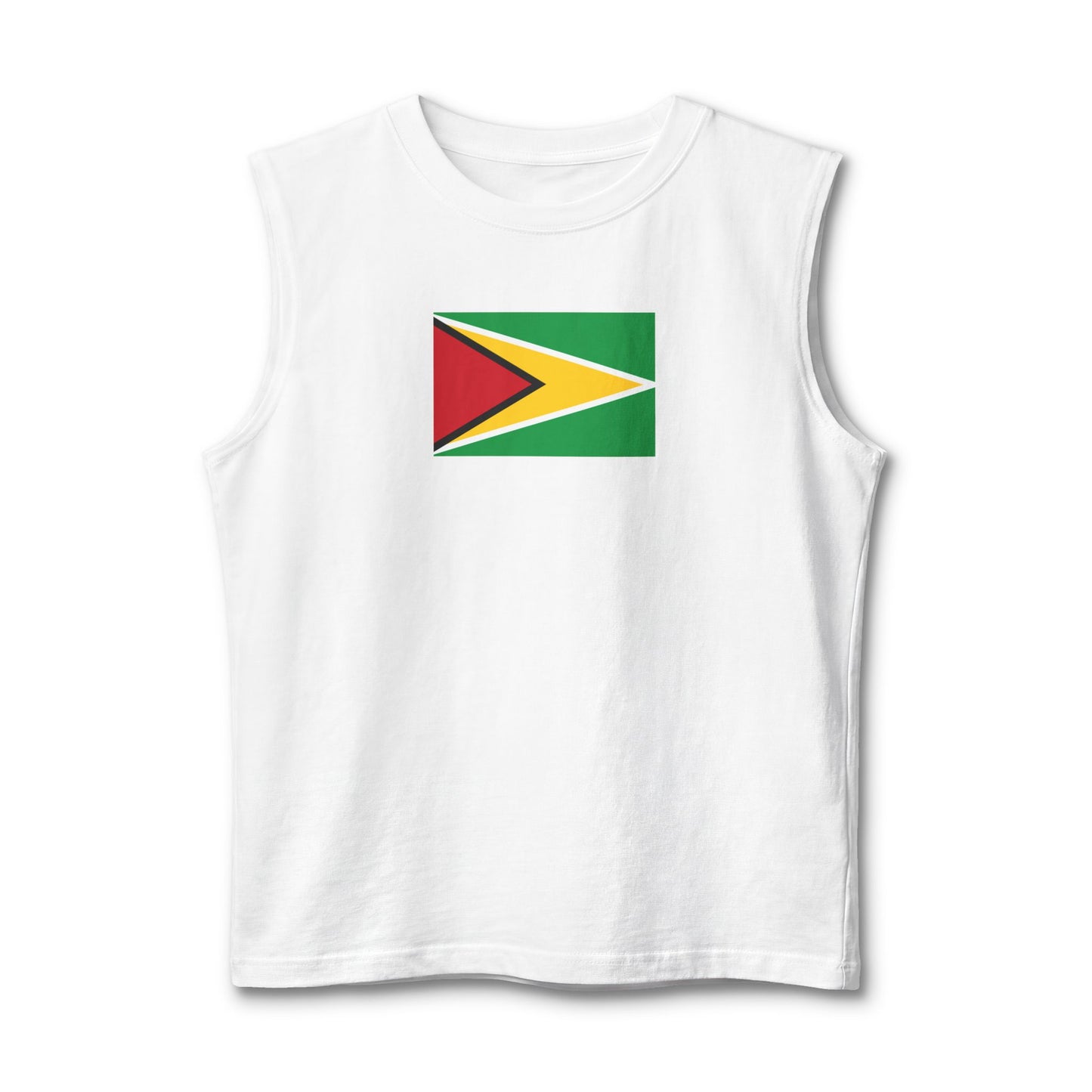 Guyana Flag Muscle Tank — "Guyanese Swag" Patriotic Sleeveless Shirt