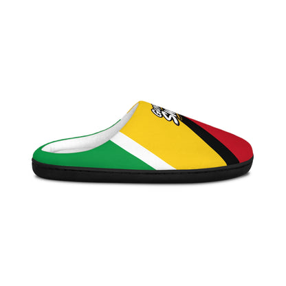 Guyana Flag Women's Indoor Slippers — Cozy Patriotic House Shoes