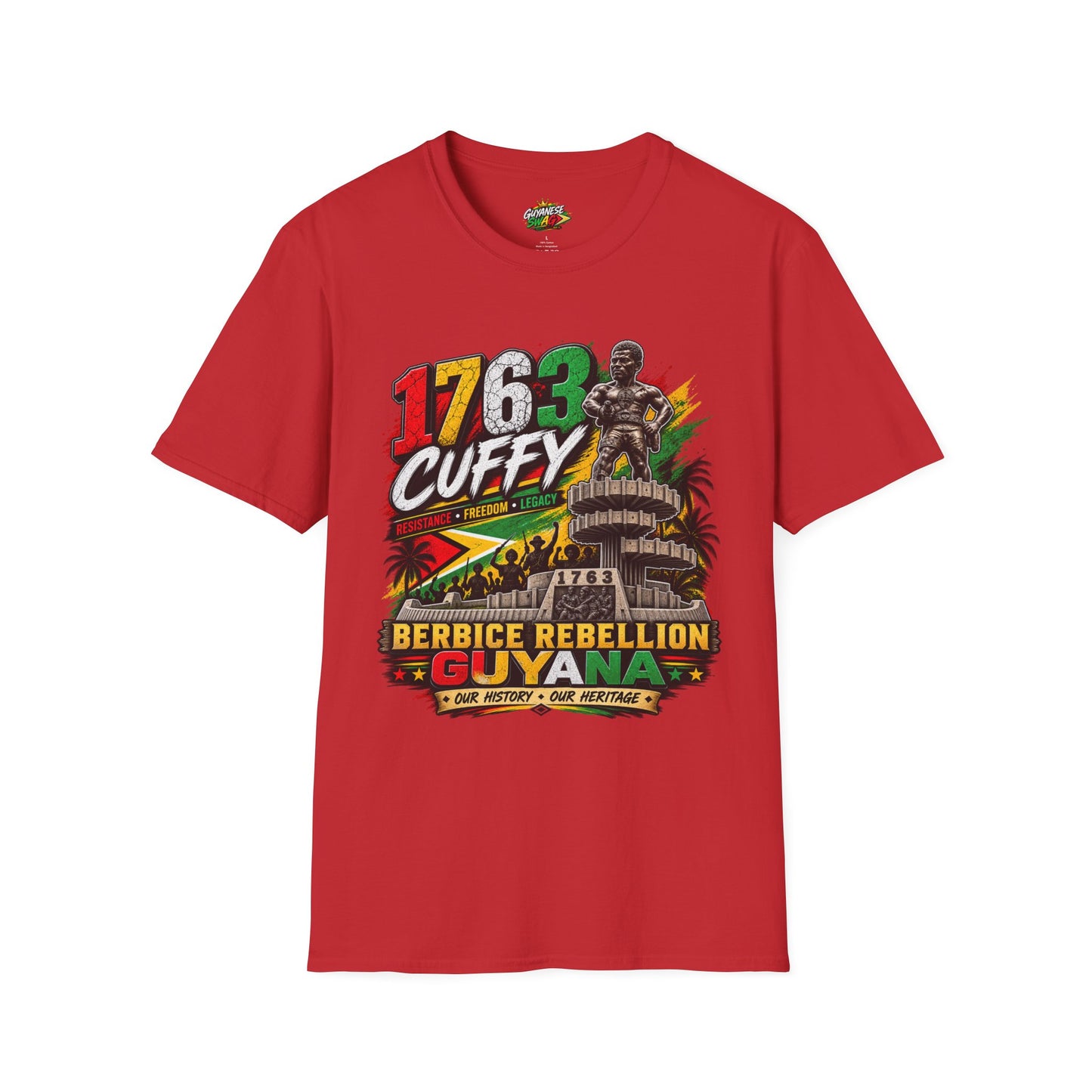 1763 Cuffy T-Shirt — Guyana Rebellion Tribute Tee