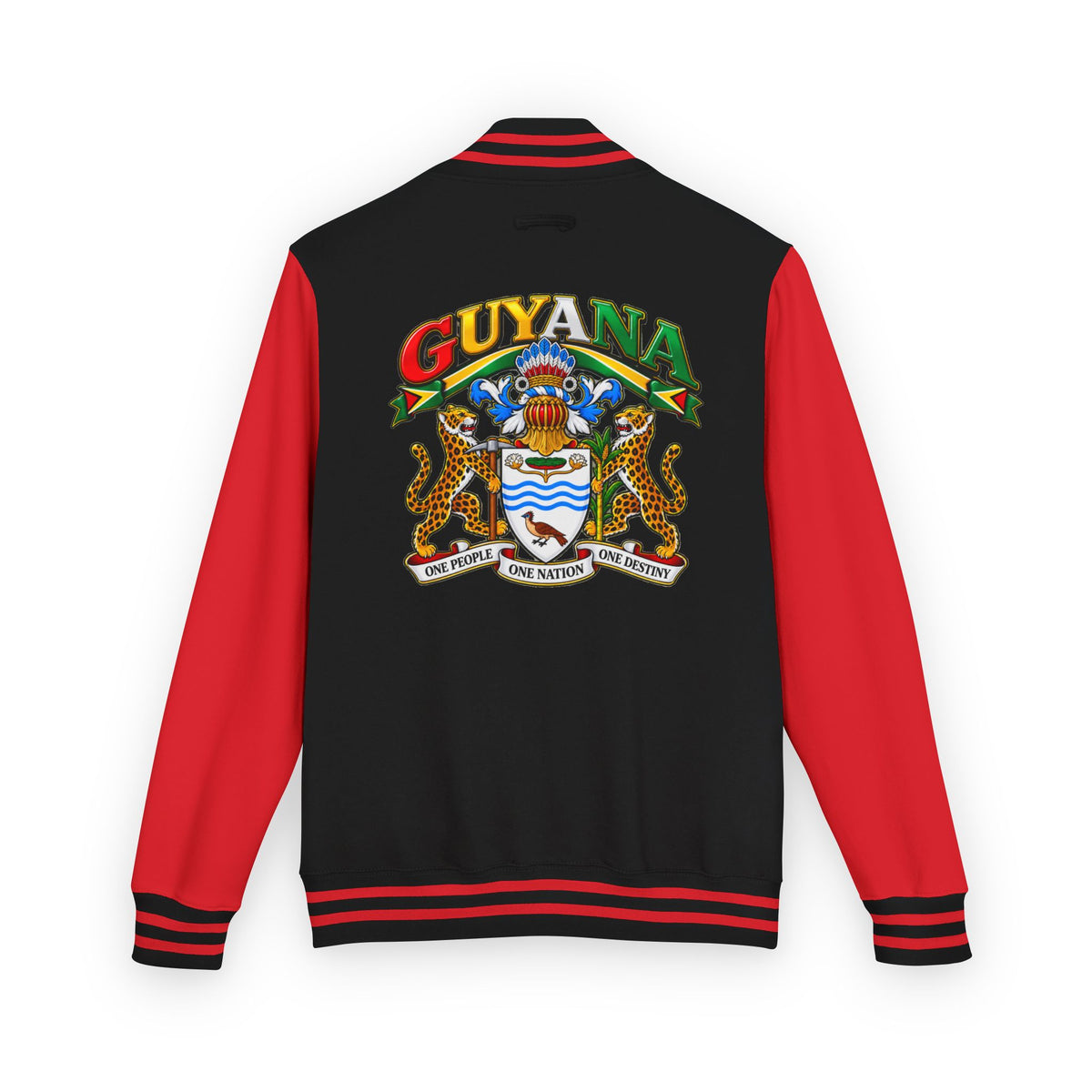 Guyana Crest Letterman Jacket — Guyanese Swag Varsity Jacket