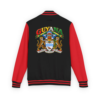 Guyana Crest Letterman Jacket — Guyanese Swag Varsity Jacket
