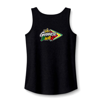 Guyana Flag Tank Top — "Guyanese Swag" Women's Cotton Tank