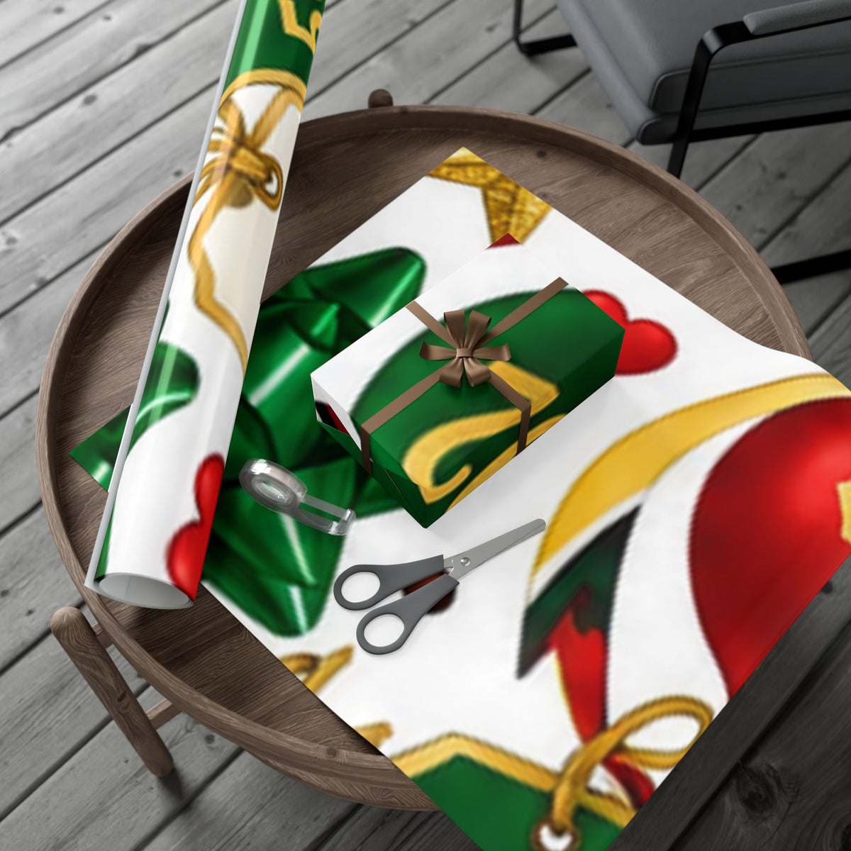 Guyana Christmas wrapping paper for holiday presents
