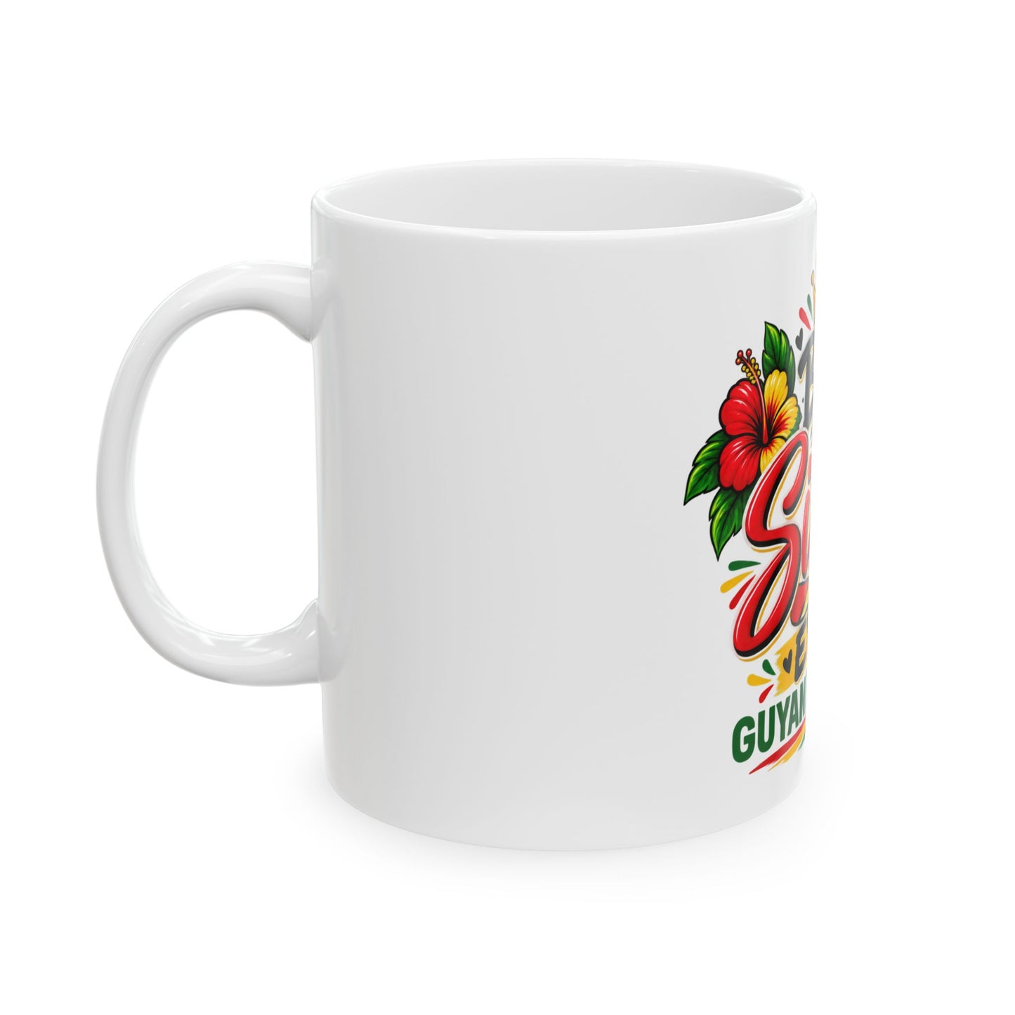 Best Sister Ever Guyanese Swag Mug — Ceramic Coffee Cup (11oz/15oz)