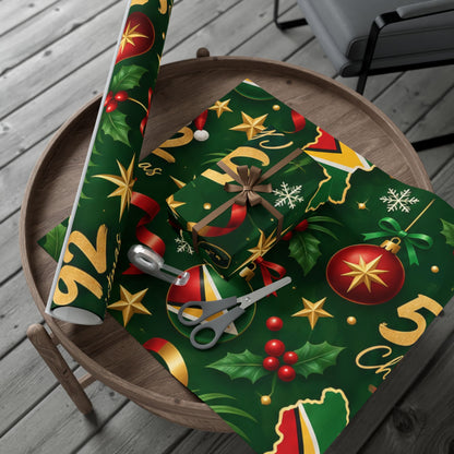 Guyana 592 Christmas wrapping paper festive holiday gift wrap – product image 14