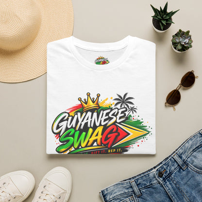 Guyanese Swag T‑Shirt — Bold Caribbean Pride Graphic Tee