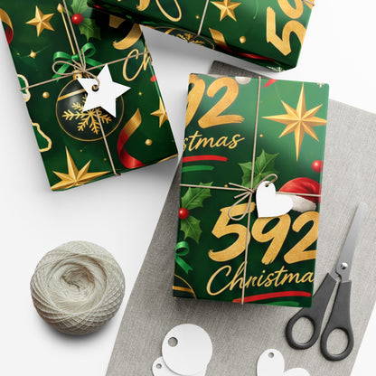Guyana 592 Christmas wrapping paper festive holiday gift wrap – product image 16