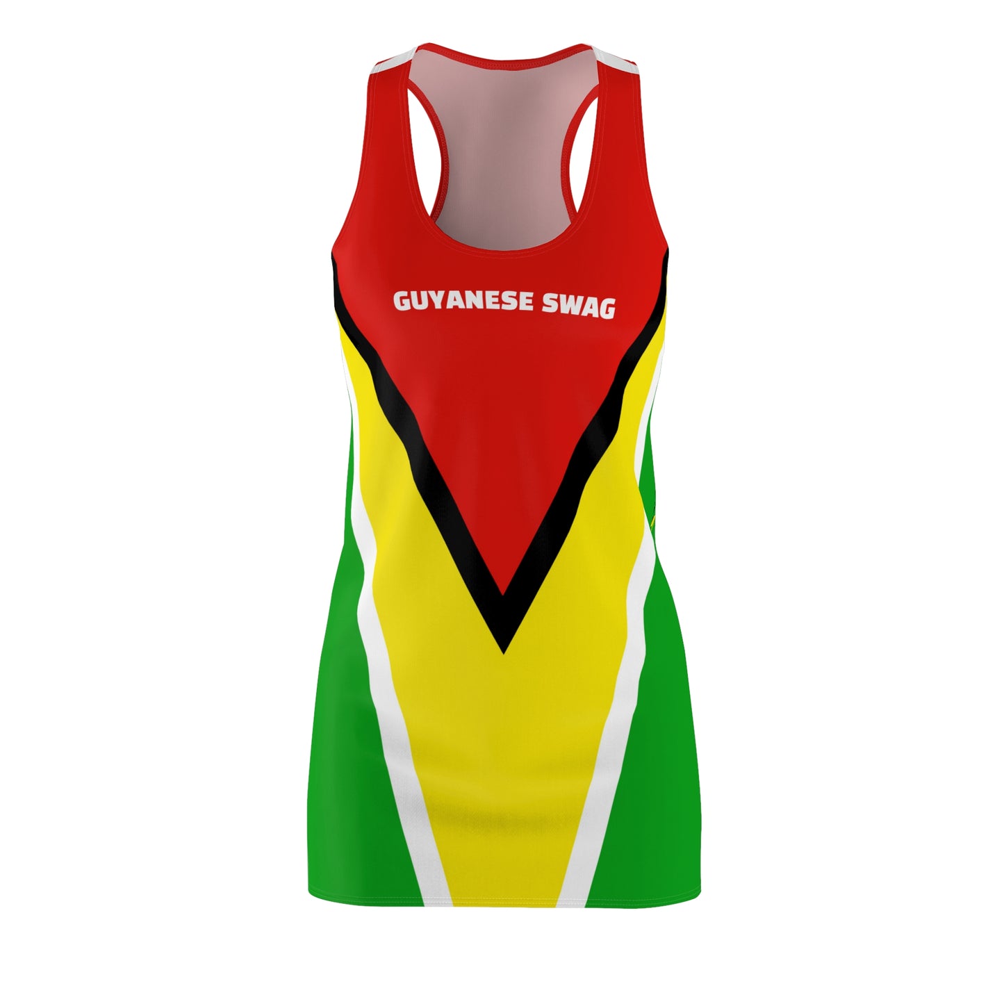 Guyana Flag Racerback Dress - "Guyanese Swag"