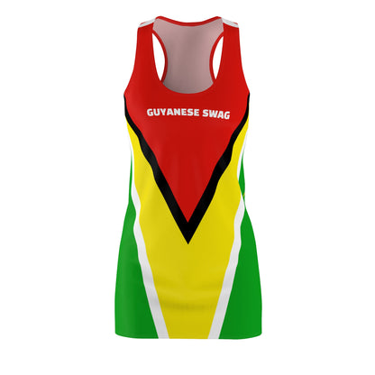 Guyana Flag Racerback Dress - "Guyanese Swag"