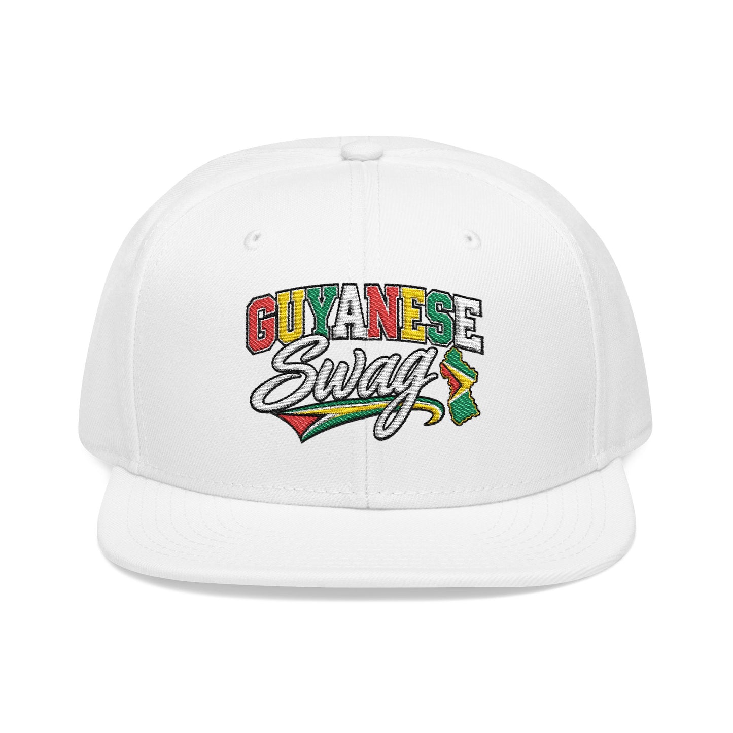 Guyanese Swag Guyana Flag Map Snapback Hat