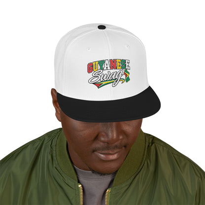 Guyanese Swag Guyana Flag Map Snapback Hat