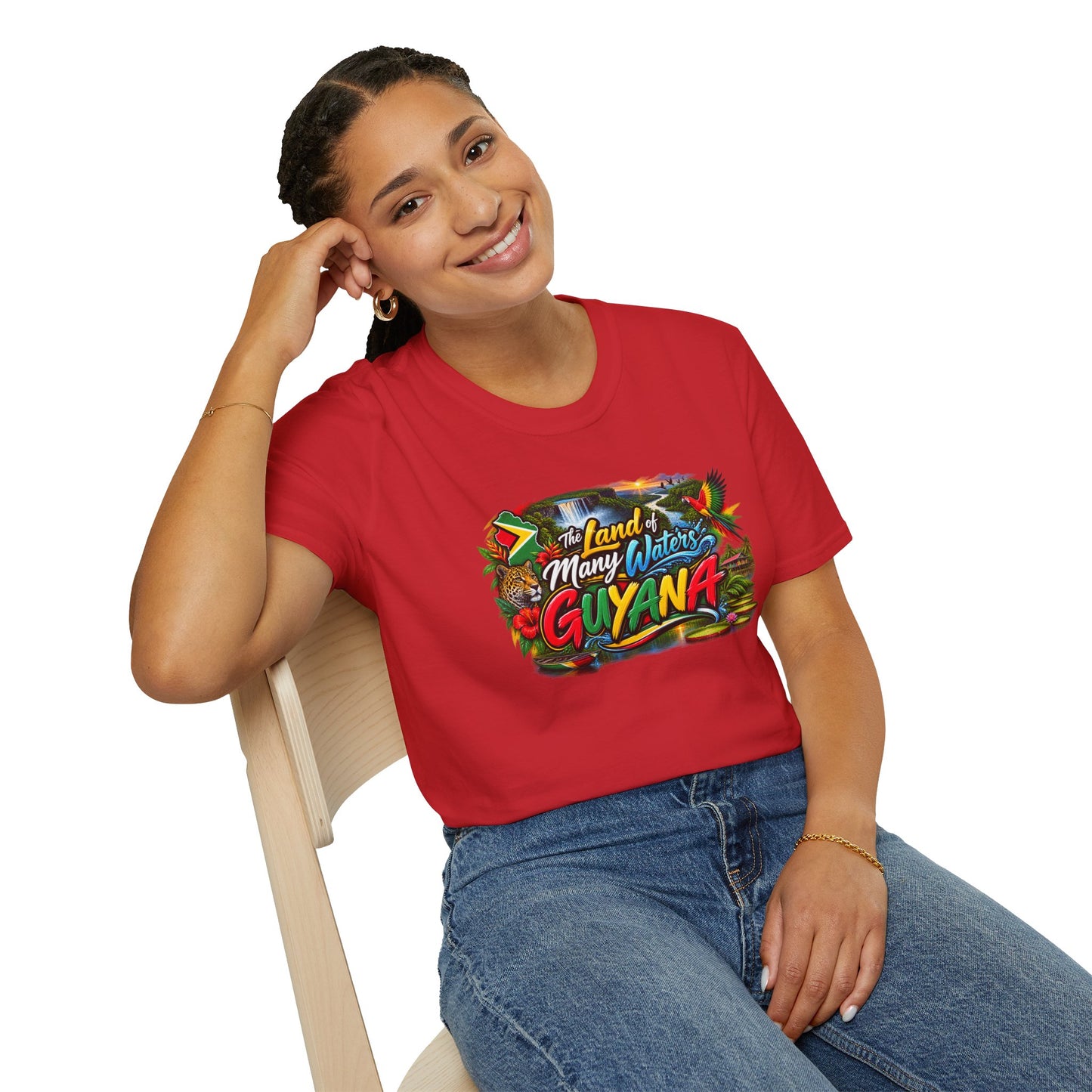 Guyana 'Land of Many Waters' Graphic T-Shirt