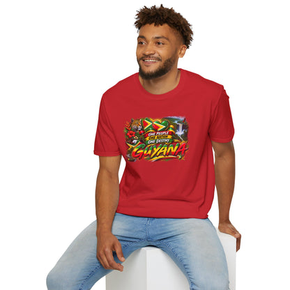 Guyana Pride T-Shirt — "One People One Nation One Destiny" Graphic Tee