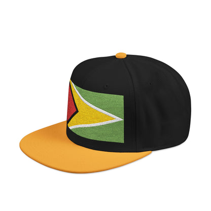 Guyana Flag Snapback Hat — Embroidered Guyanese Pride Cap