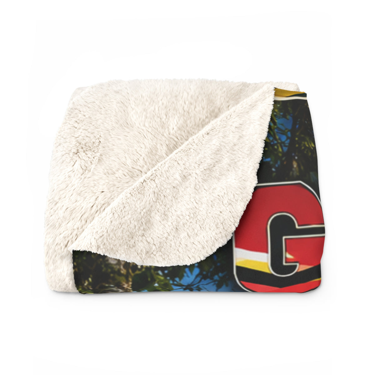 Kaieteur Falls Guyana wildlife fleece blanket