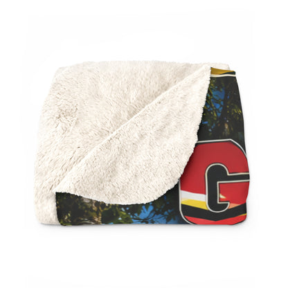 Kaieteur Falls Guyana wildlife fleece blanket