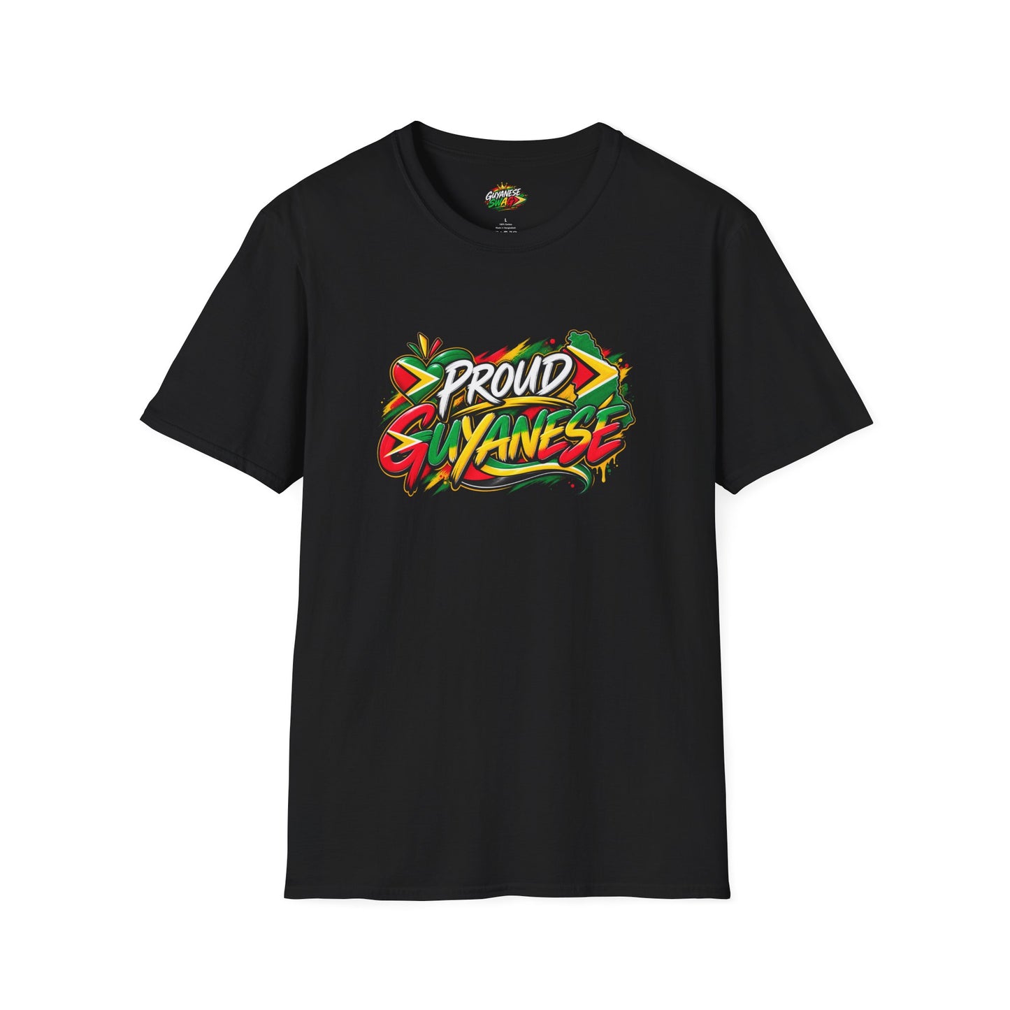 Proud Guyanese T-Shirt — Vibrant Flag-Inspired Pride Tee