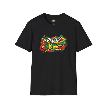 Proud Guyanese T-Shirt — Vibrant Flag-Inspired Pride Tee