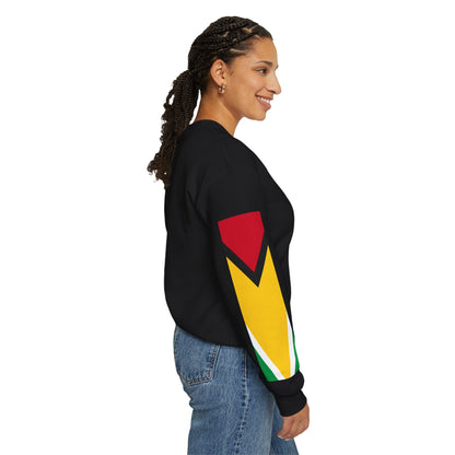 Guyanese Queen Crewneck Sweatshirt — Afrocentric Pride Pullover