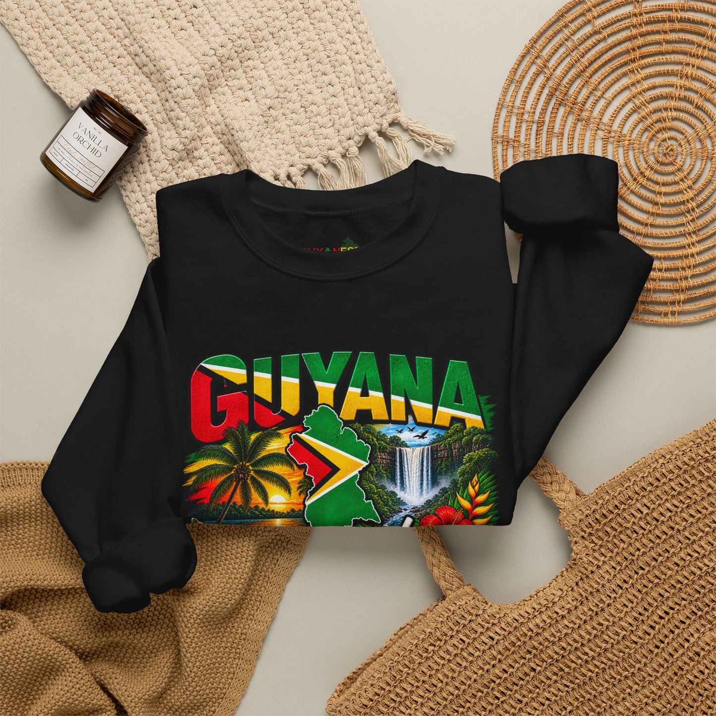 Guyana Independence Crewneck Sweatshirt – May 26, 1966 National Pride