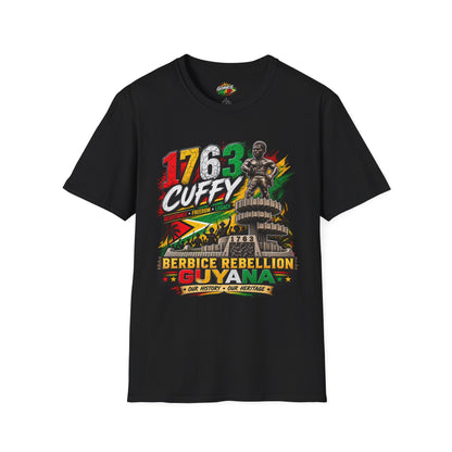 1763 Cuffy T-Shirt — Guyana Rebellion Tribute Tee