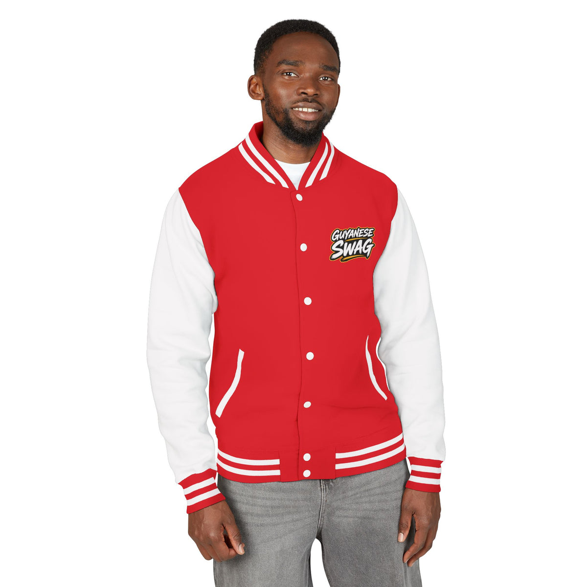 Guyana Crest Letterman Jacket — Guyanese Swag Varsity Jacket