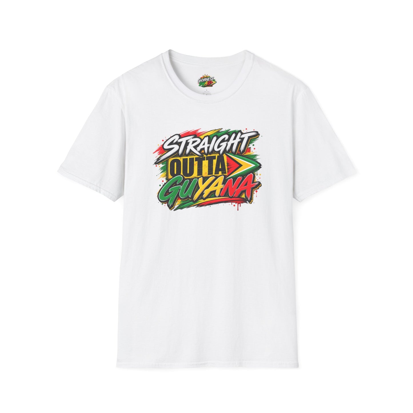 Straight Outta Guyana T-Shirt — Vibrant Guyanese Pride Tee