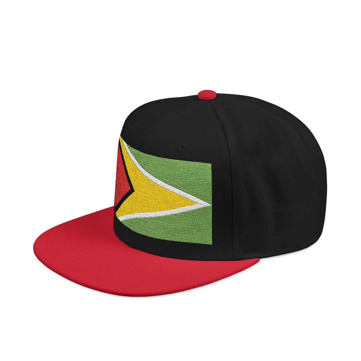 Guyana Flag Snapback Hat — Embroidered Guyanese Pride Cap