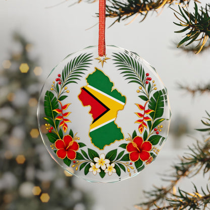 Guyana crystal ornament heart and round shape product view