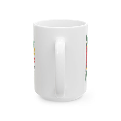 Coffee Mug — "Drinking Coffee and Minding My Business" Guyanese Swag