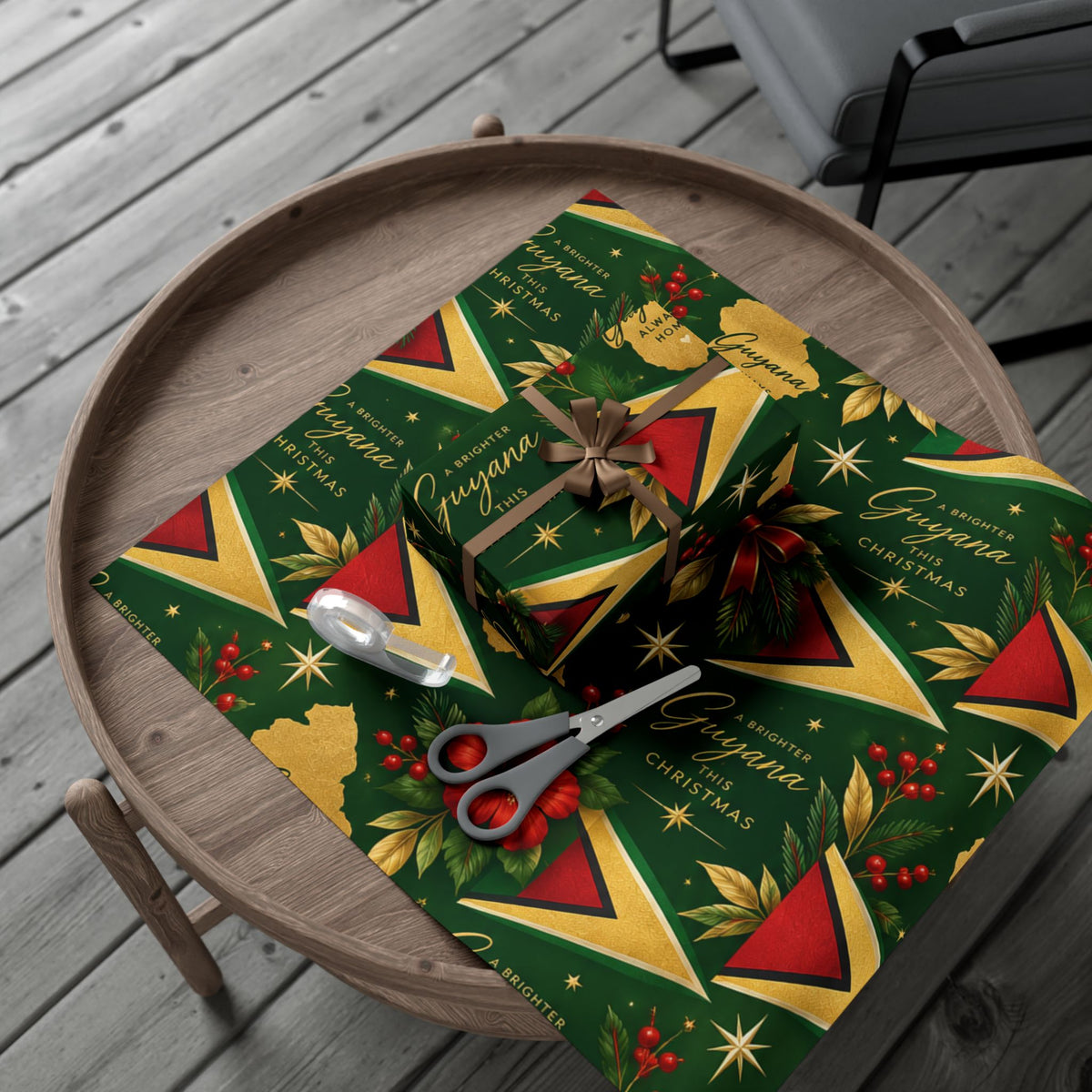 Guyana Christmas wrapping paper A Brighter Guyana This Christmas – product image 8