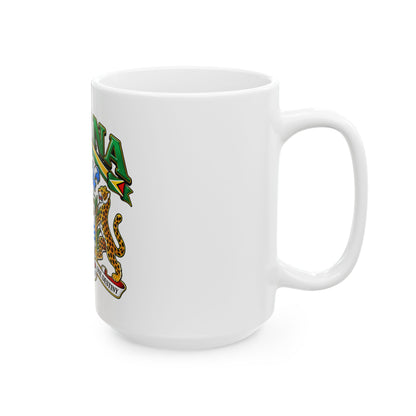 Guyana Coat of Arms Ceramic Mug — Patriotic Guyanese Coffee Cup (11oz & 15oz)