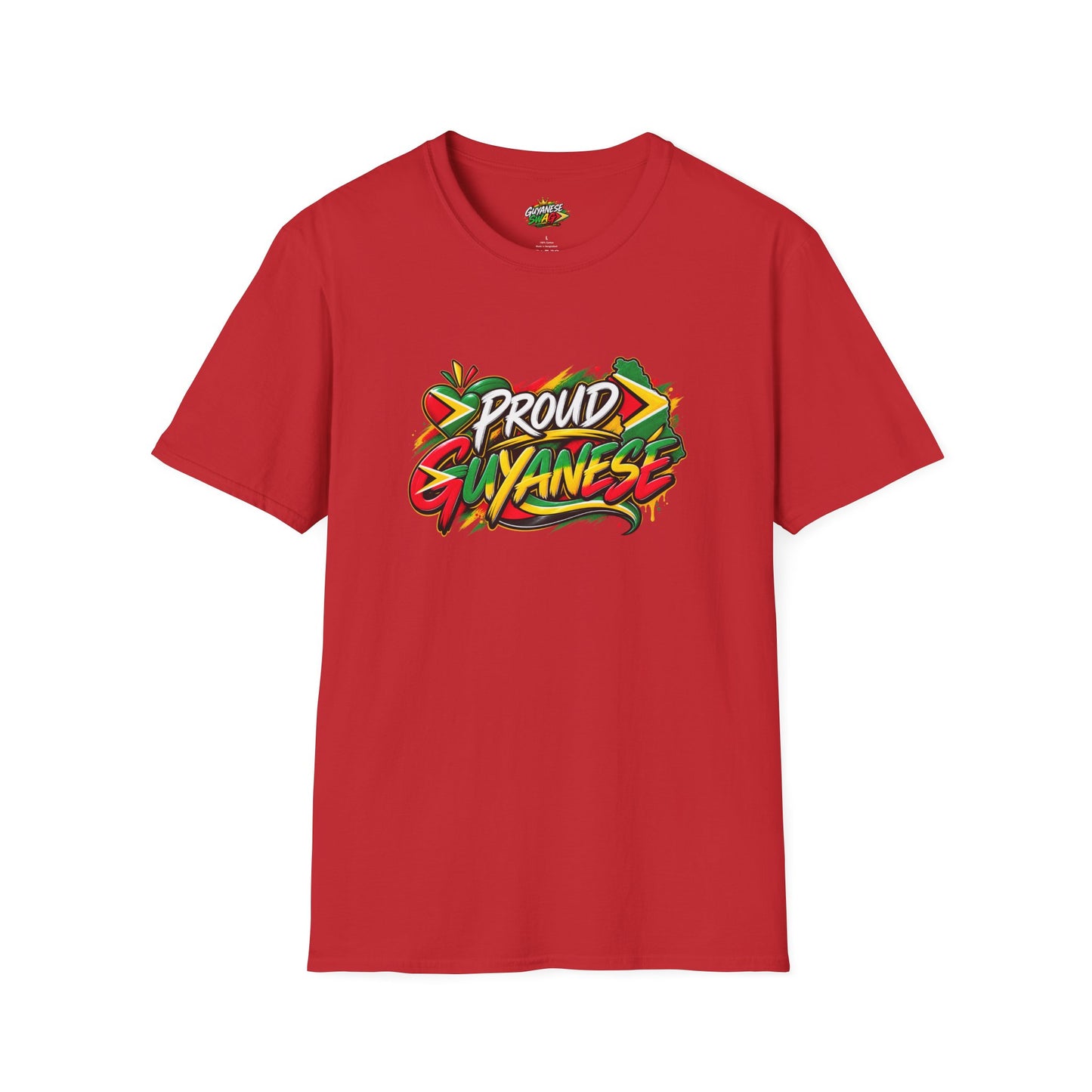 Proud Guyanese T-Shirt — Vibrant Flag-Inspired Pride Tee