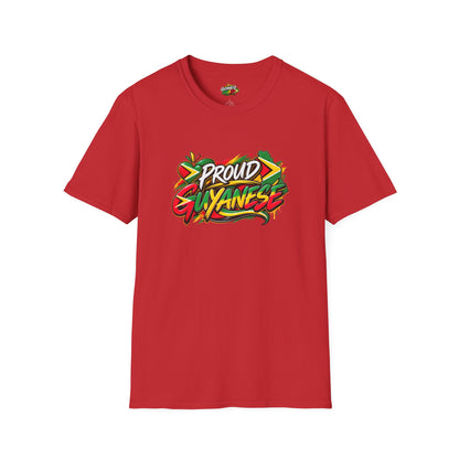 Proud Guyanese T-Shirt — Vibrant Flag-Inspired Pride Tee