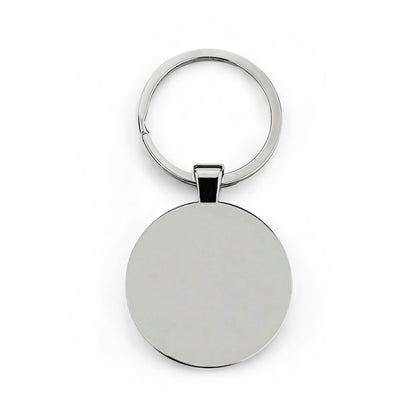 Guyana Flag Round Stainless Steel Keychain