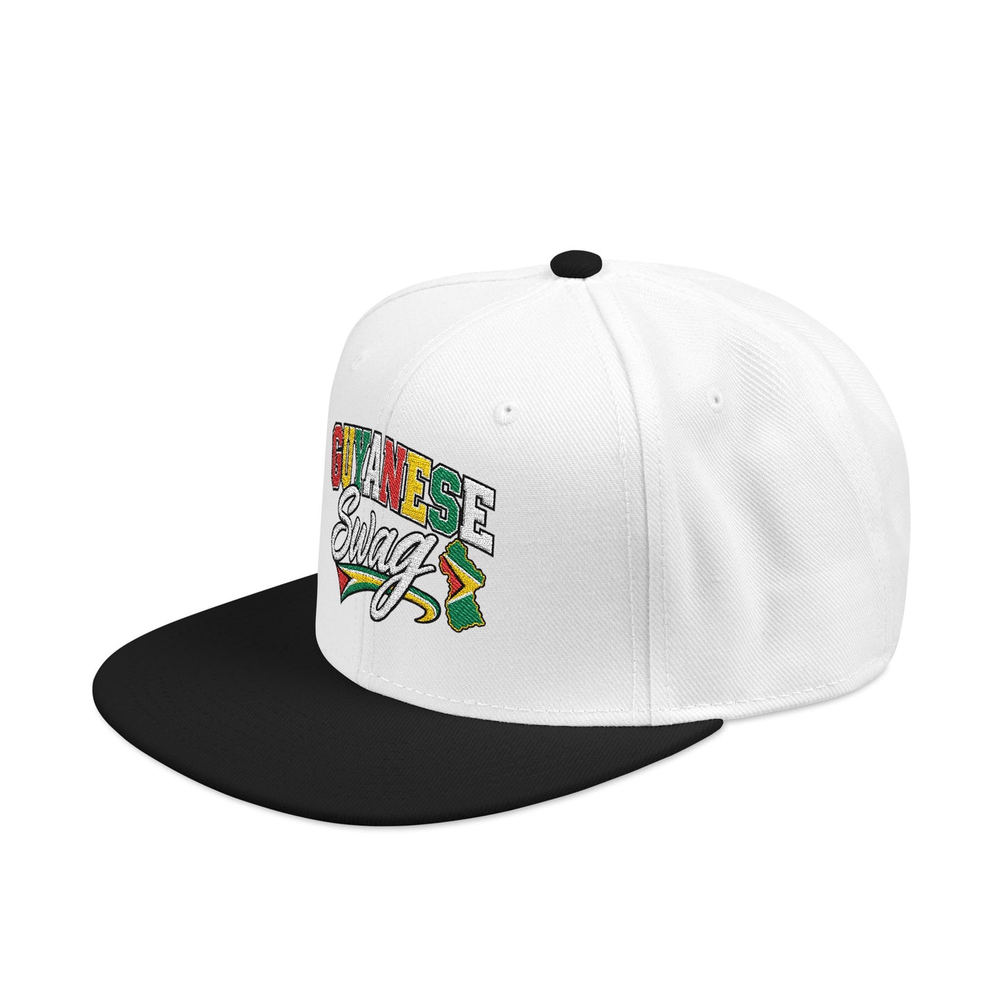 Guyanese Swag Guyana Flag Map Snapback Hat