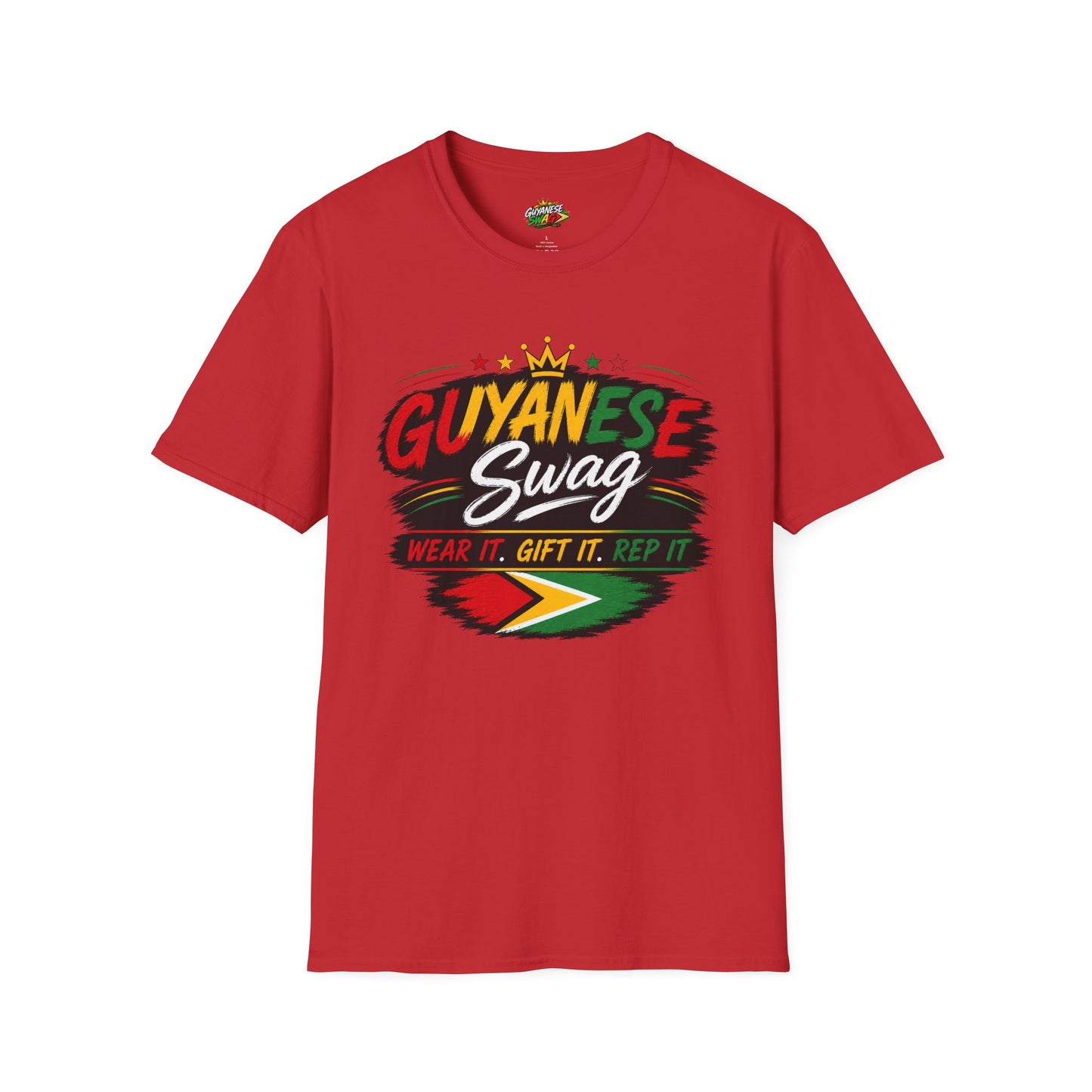 Guyanese Swag T-Shirt — Patriotic Guyana Flag Graphic Tee